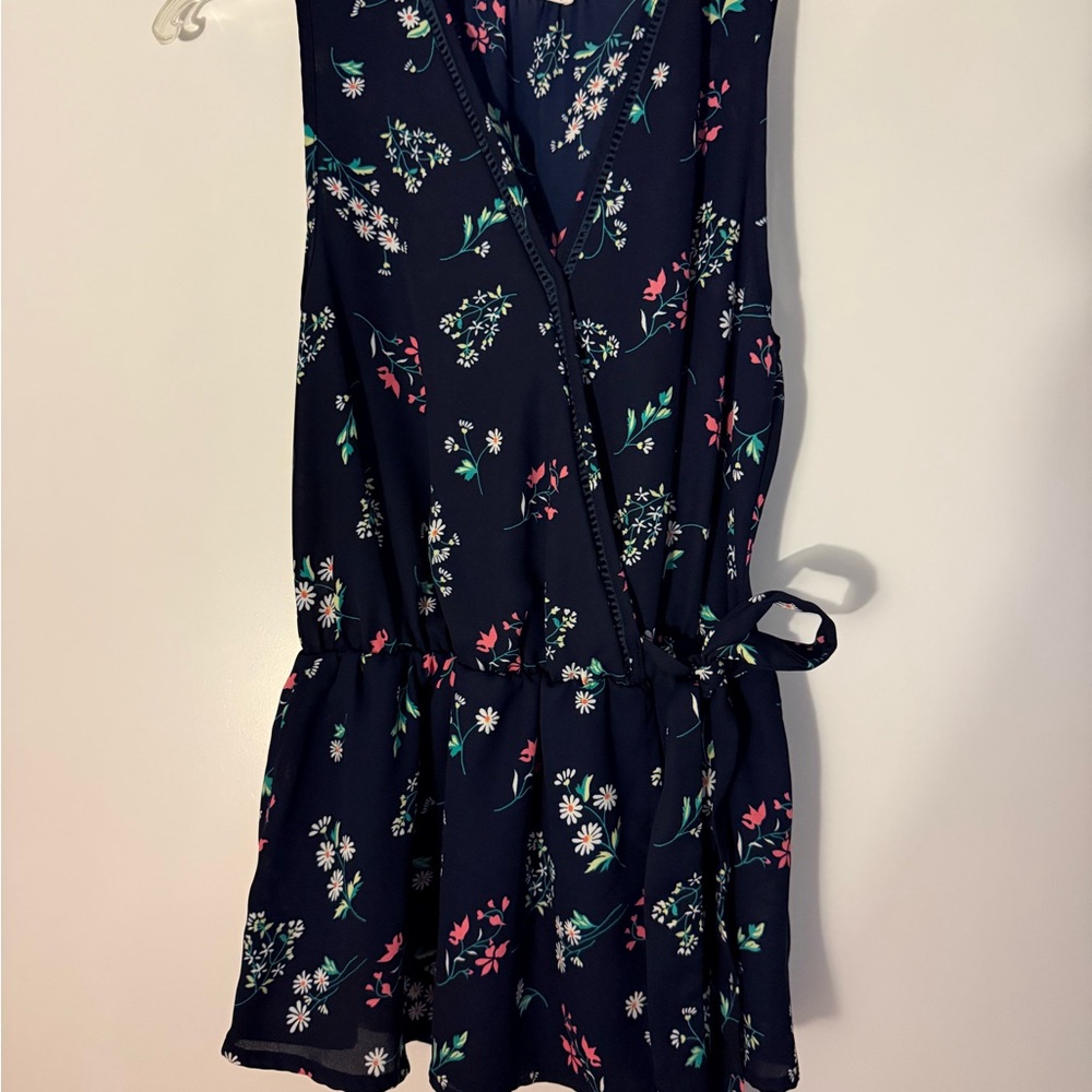 Floral Wrap Top